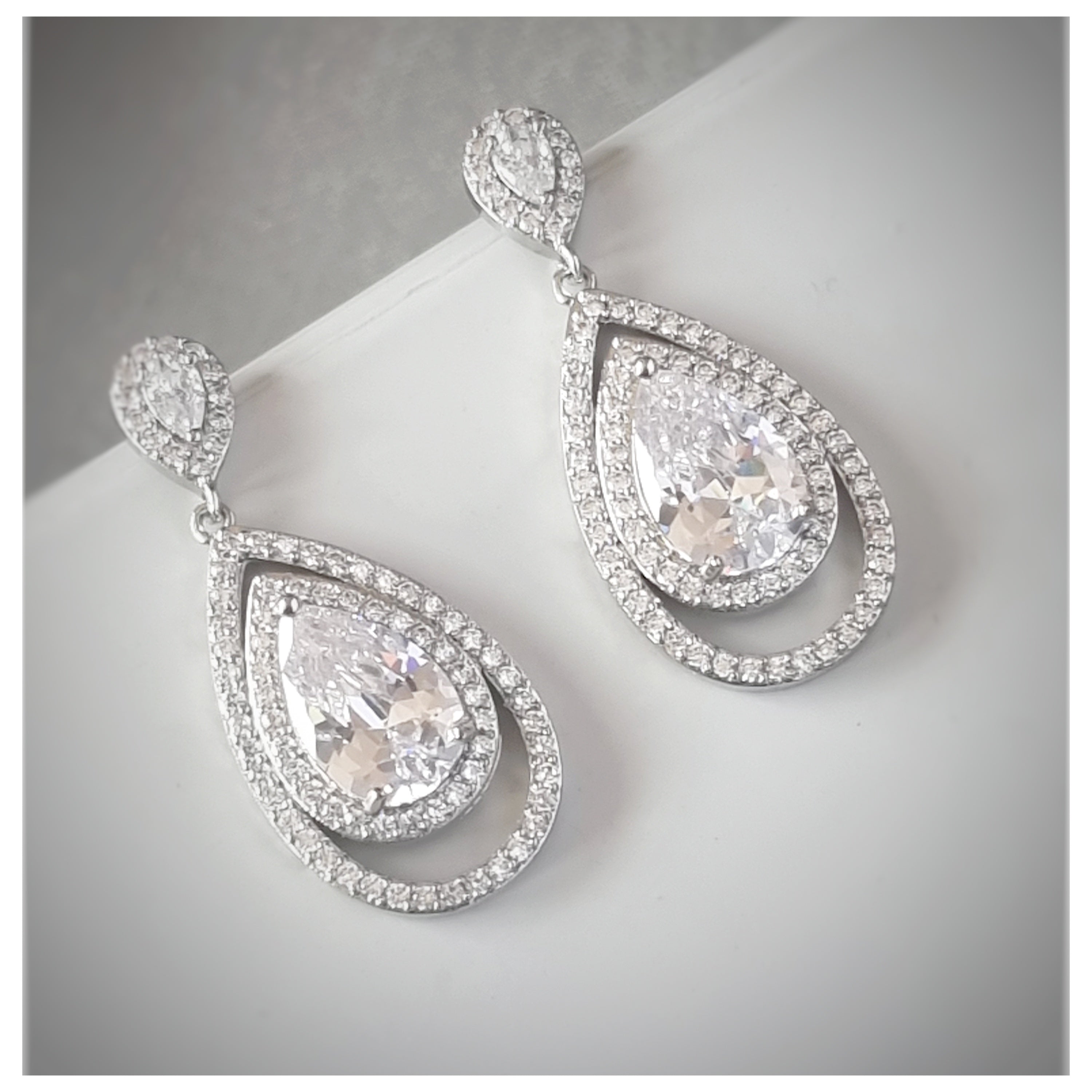 Bridal Jewelry  Statement Earrings  MARLENA DuPELLE   DUPELLE